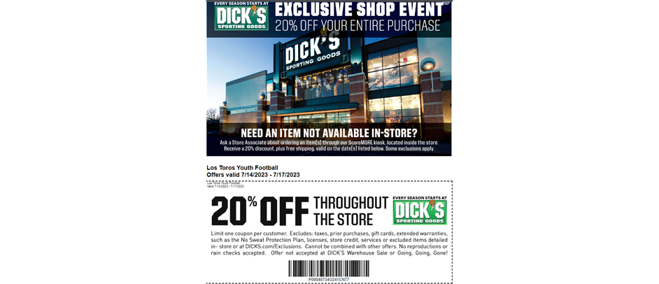 DICKS SPORTING GOODS