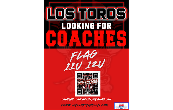 2025 LOS TOS TOROS COACHES WANTED