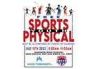 FREE YOUTH SPORTS PHYSICALS